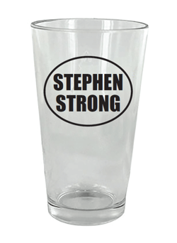 Stephen Strong Pint Glass Stephen Strong Pint Glass